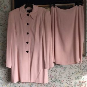 Vintage pink skirt suit